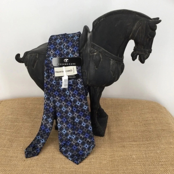 Pronto Uomo Men’s Geometric Patter Tie NWT - Picture 2 of 8